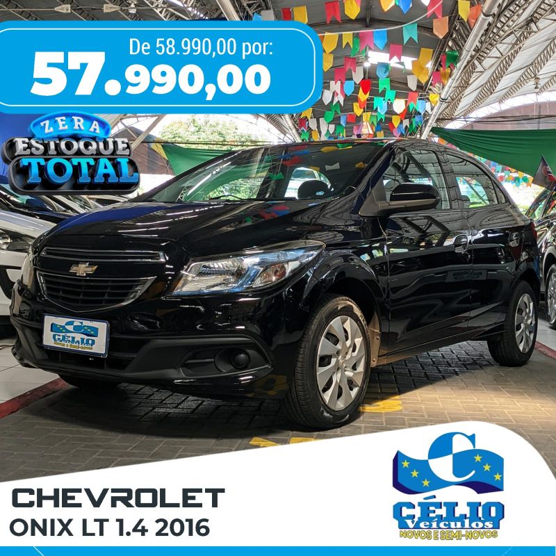GM - CHEVROLET ONIX HATCH LT 1.4 8V FLEXPOWER 5P MEC.